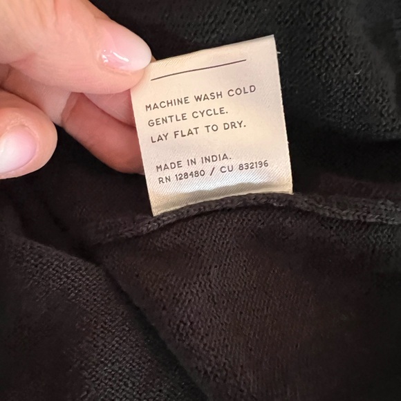 PACT WOMEN’S CLASSIC FINE KNIT POLO SWEATER ORGANIC COTTON DARK ACADEMIA PREP - Picture 13 of 13